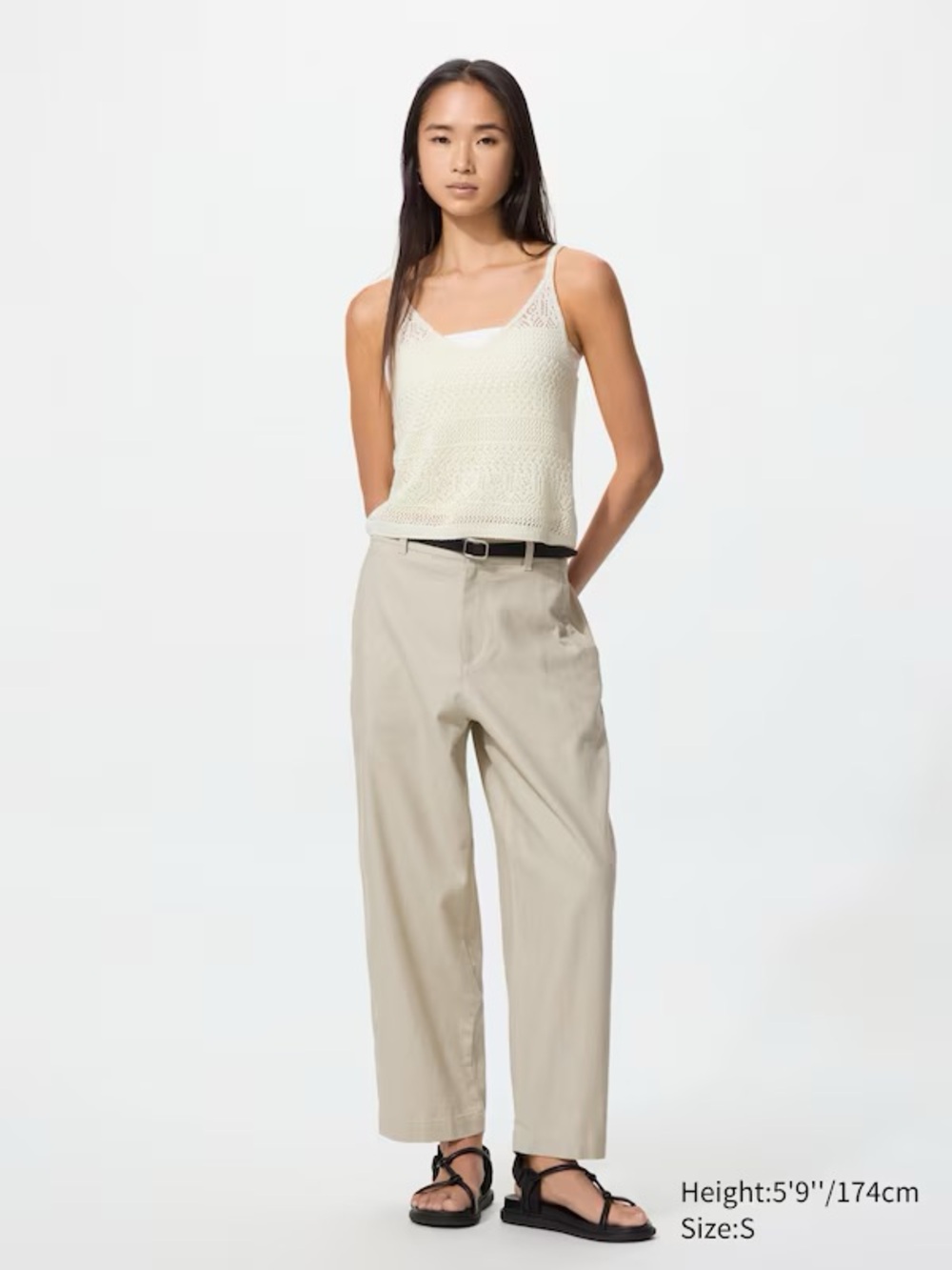 Uniqlo - Linen Cotton Tapered Pants XS